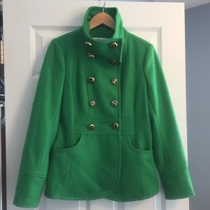 Super cute green pea coat